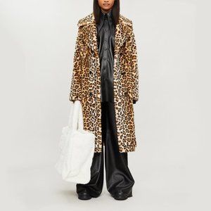 Stand Studio Leopard Print Coat